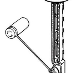 Galleggiante a leva per carburante 150-605 mm